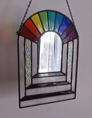 Rainbow Arch Mirror Suncatcher