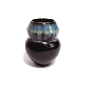 Black with Drips Vase