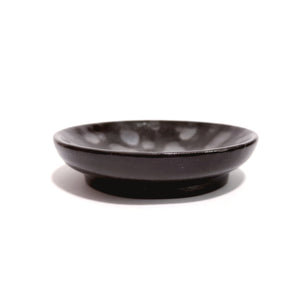 Black with Drips Mini Dish