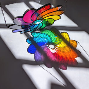 Rainbow Flower Suncatcher