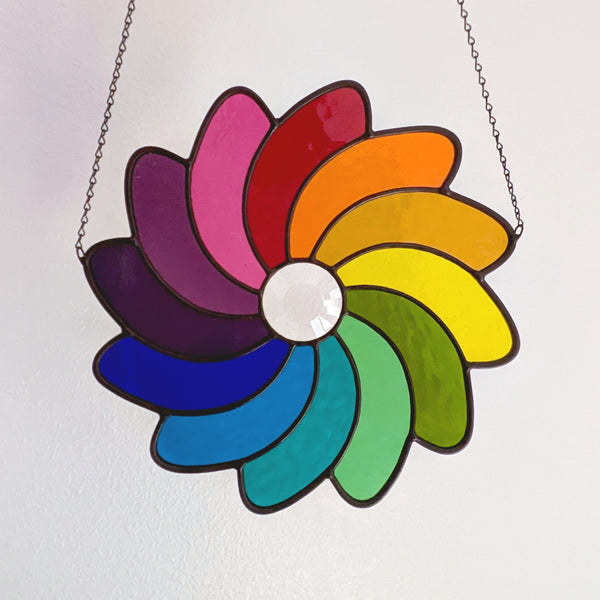 Rainbow Flower Suncatcher