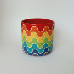 Rainbow Waves Cup