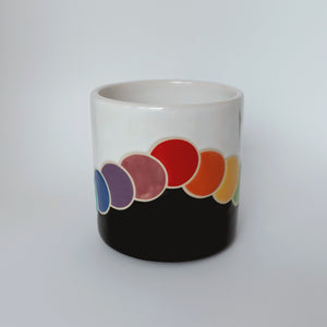 Rainbow Zig Zag Dot Cup