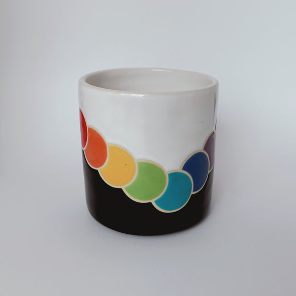 Rainbow Zig Zag Dot Cup