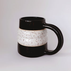 Speckled Black & White Mug