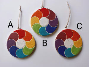 Rainbow Flow Ornament