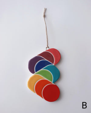 Rainbow Zig Zag Ornament