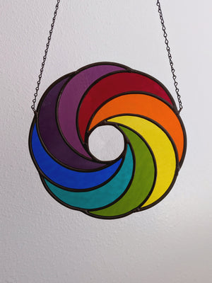 Rainbow Spiral Suncatcher
