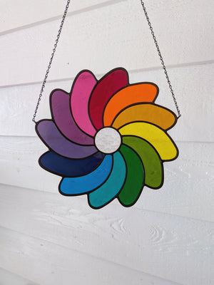 Rainbow Flower Suncatcher