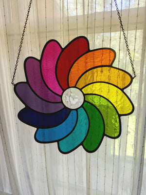 Rainbow Flower Suncatcher