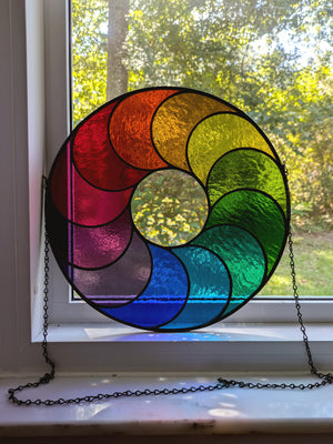 XL Rainbow Flow Suncatcher