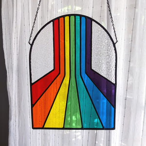 Perspective Rainbow Arch Suncatcher