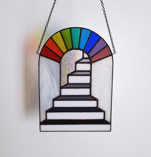 Rainbow Arch Stairway Suncatcher