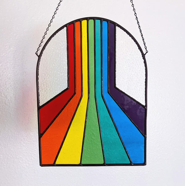 Perspective Rainbow Arch Suncatcher