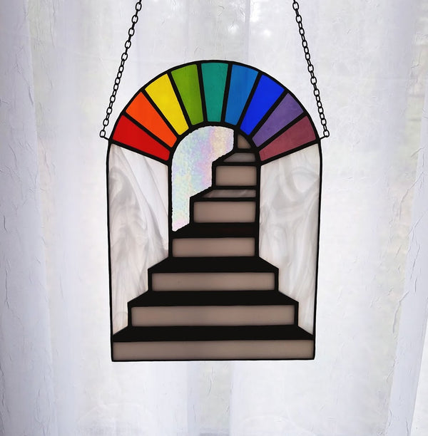 Rainbow Arch Stairway Suncatcher
