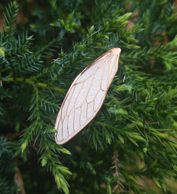 Cicada Wing Enamel Pin