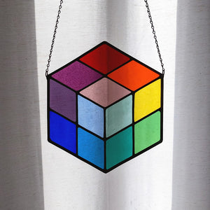 Rainbow Cube Suncatcher