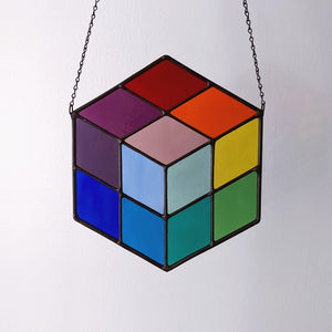 Rainbow Cube Suncatcher