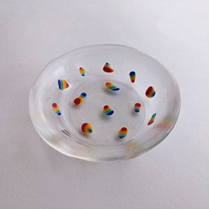 Fused Glass Round Dish