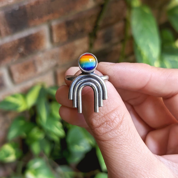 Rainbow Arches Ring