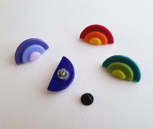 Fused Glass Pins