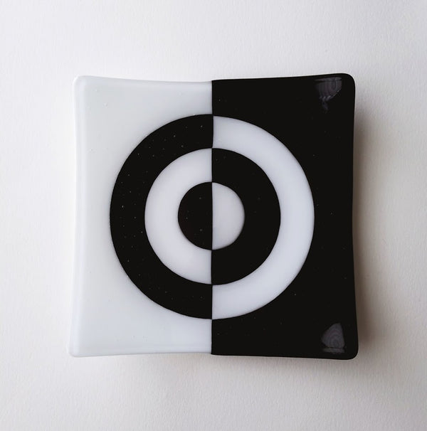 Fused Glass Square Plates (Seconds)